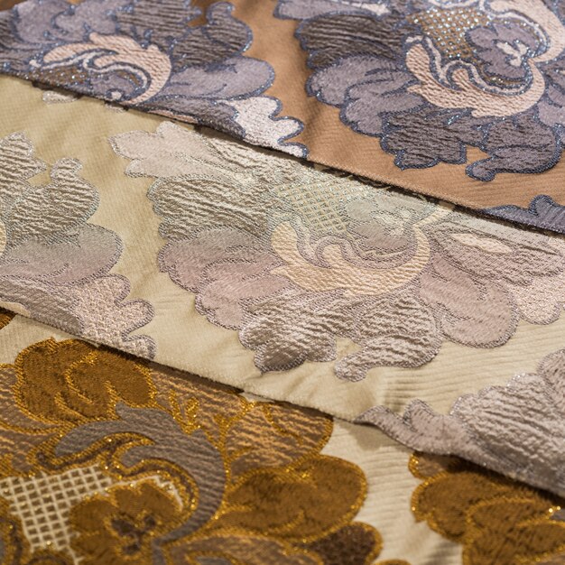 Brocade curtain samples