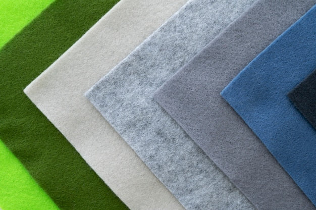 Carpet tile flooring samples