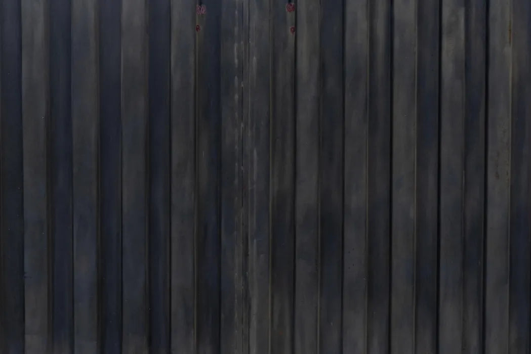 Charred timber cladding samples