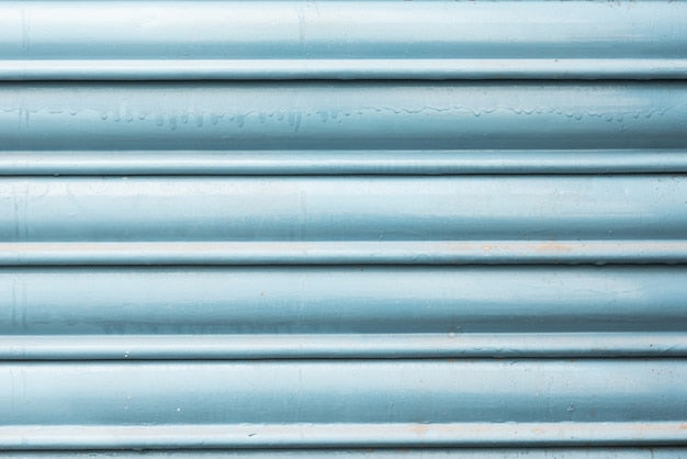 Corrugated metal cladding samples