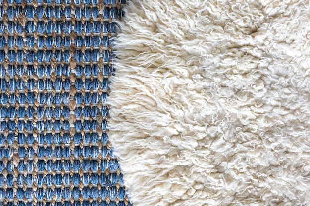 Cotton carpet samples