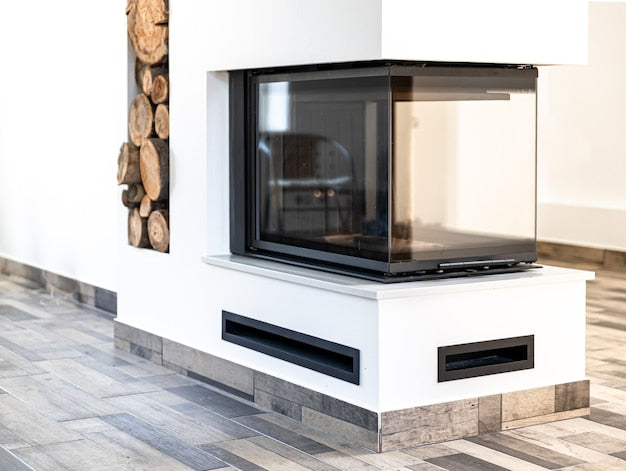 Fireplace glass samples