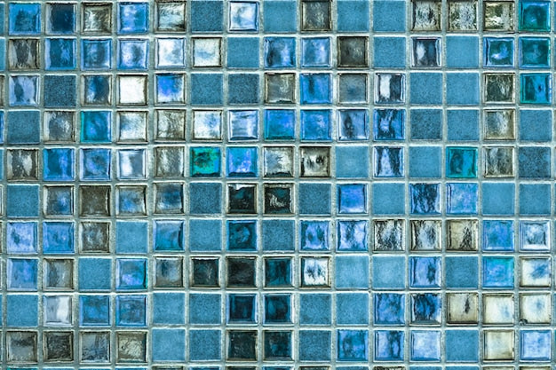 Glass tile samples