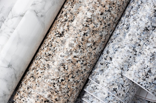 Granite veneer samples