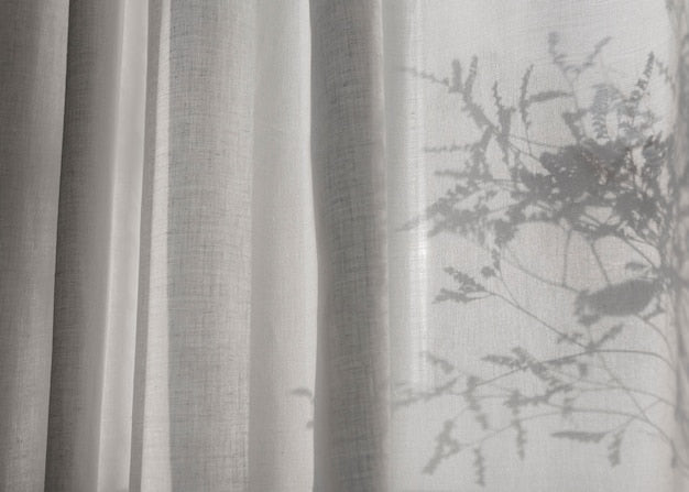 Linen sheer curtain samples