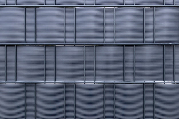 Metal facade cladding samples
