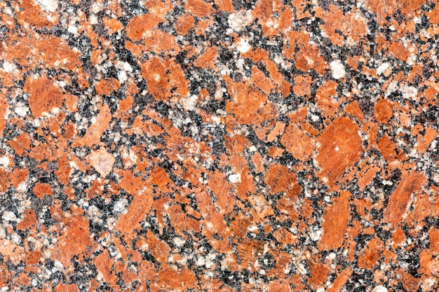 Orange granite stone samples