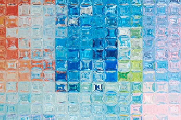 Patterned glass samples