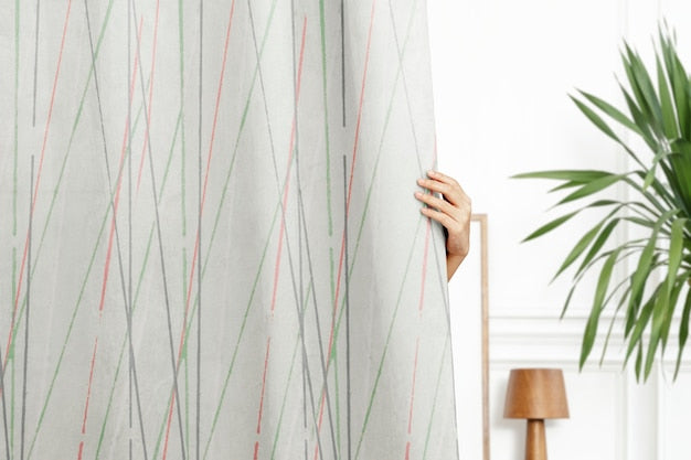 Printed curtain samples
