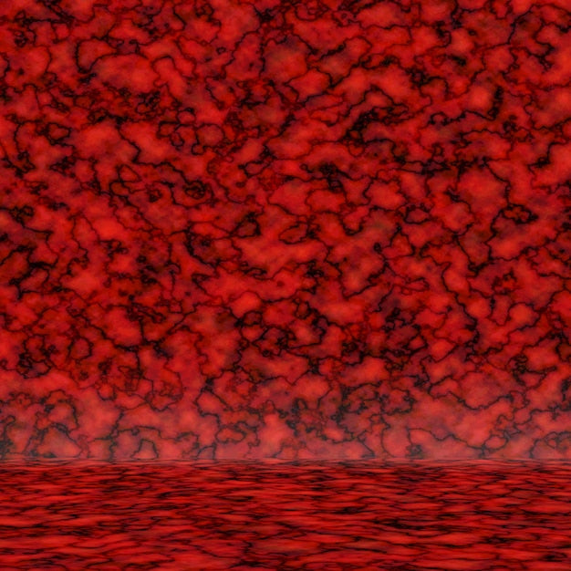 Red epoxy flooring samples