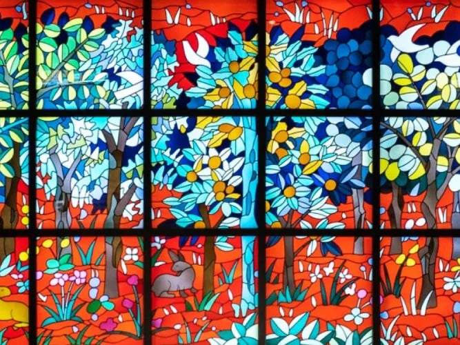 Stained glass samples