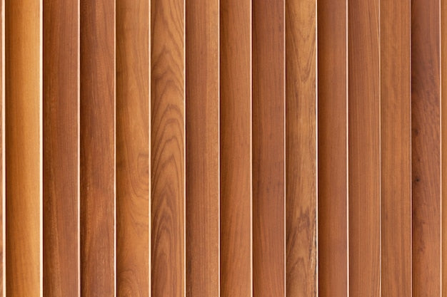Teak cladding samples