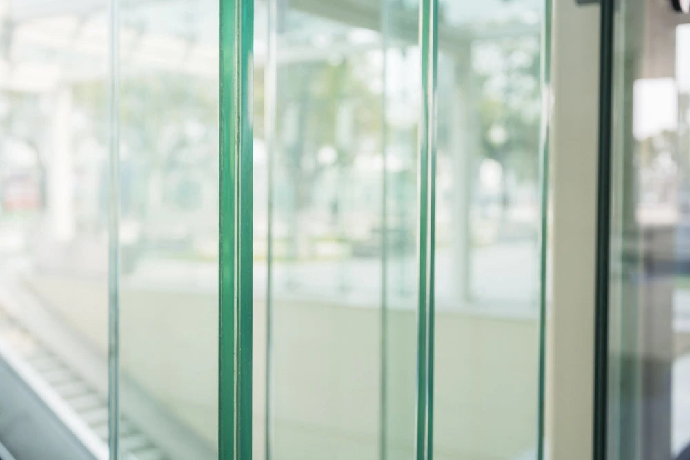 Transparent glass samples