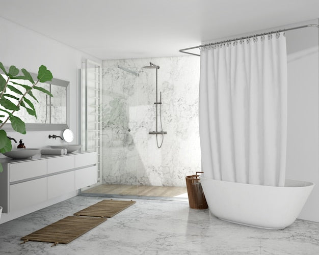 White tile samples