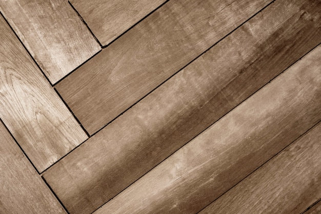 Wood-look tile flooring samples