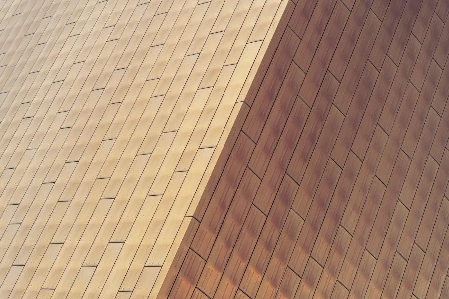 Wood roofing samples