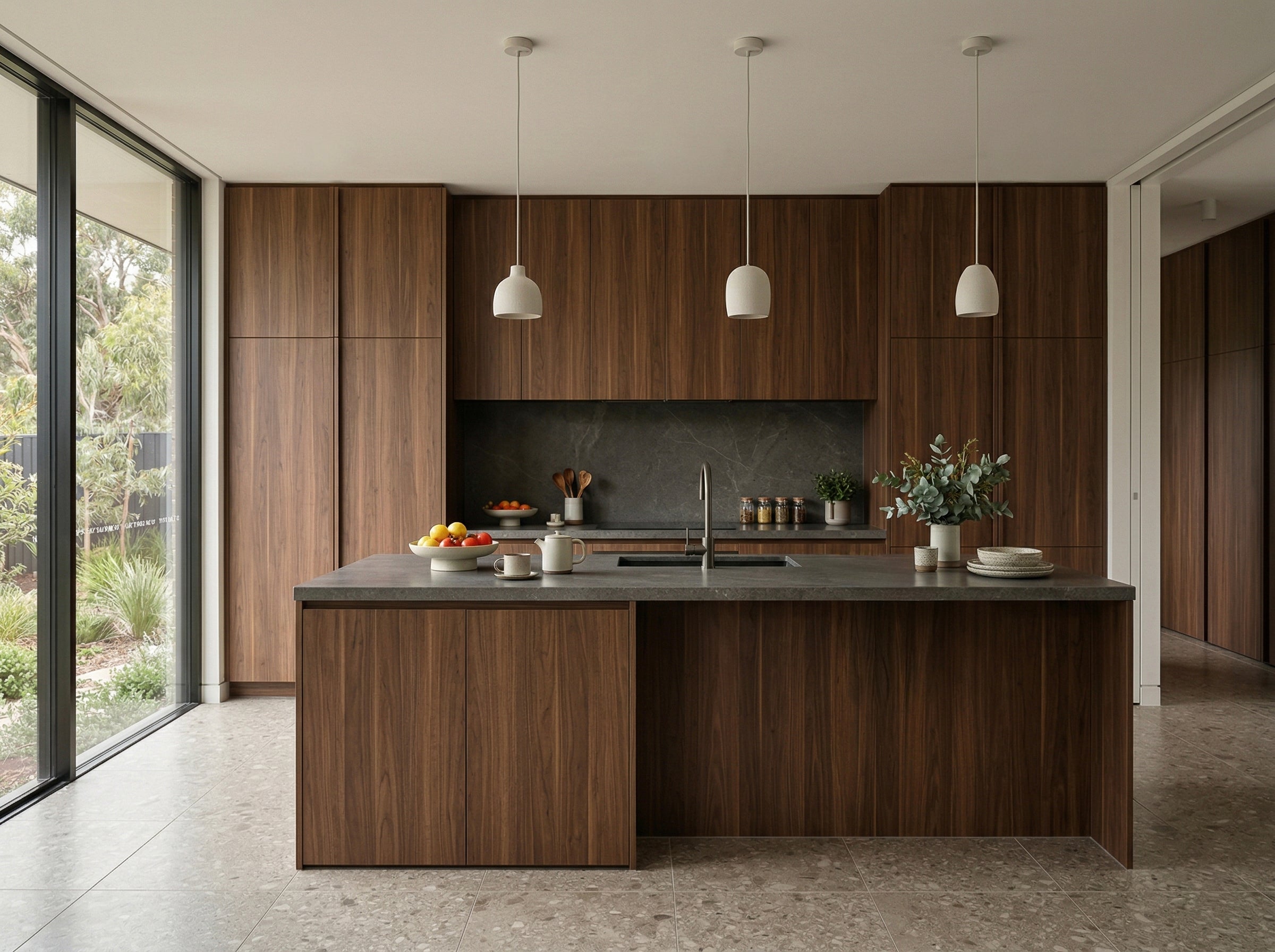 Prefinished Spotted Gum FOSB Panel Veneer sample