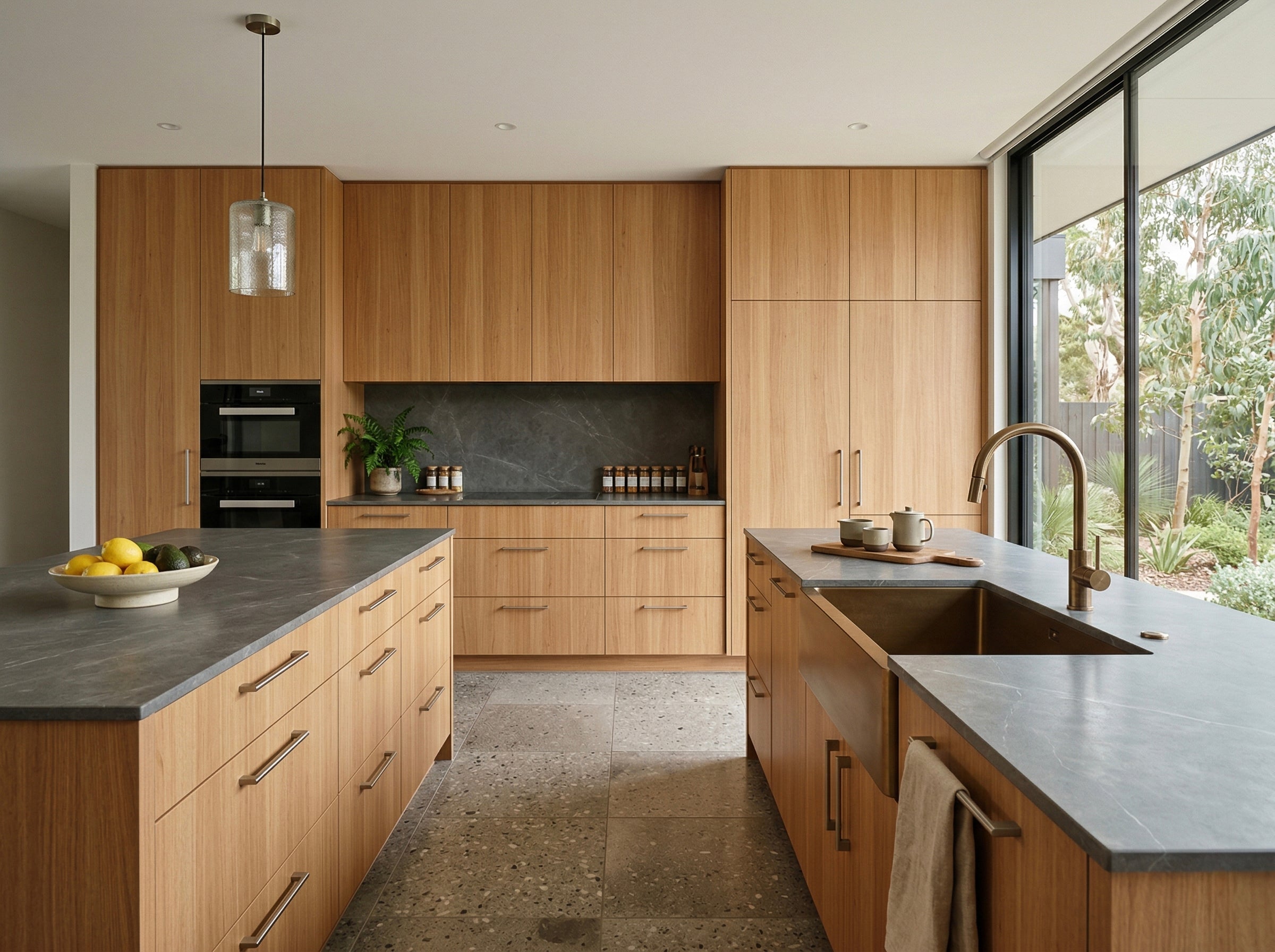 Prefinished Tasmanian Oak FOSB Panel Veneer sample
