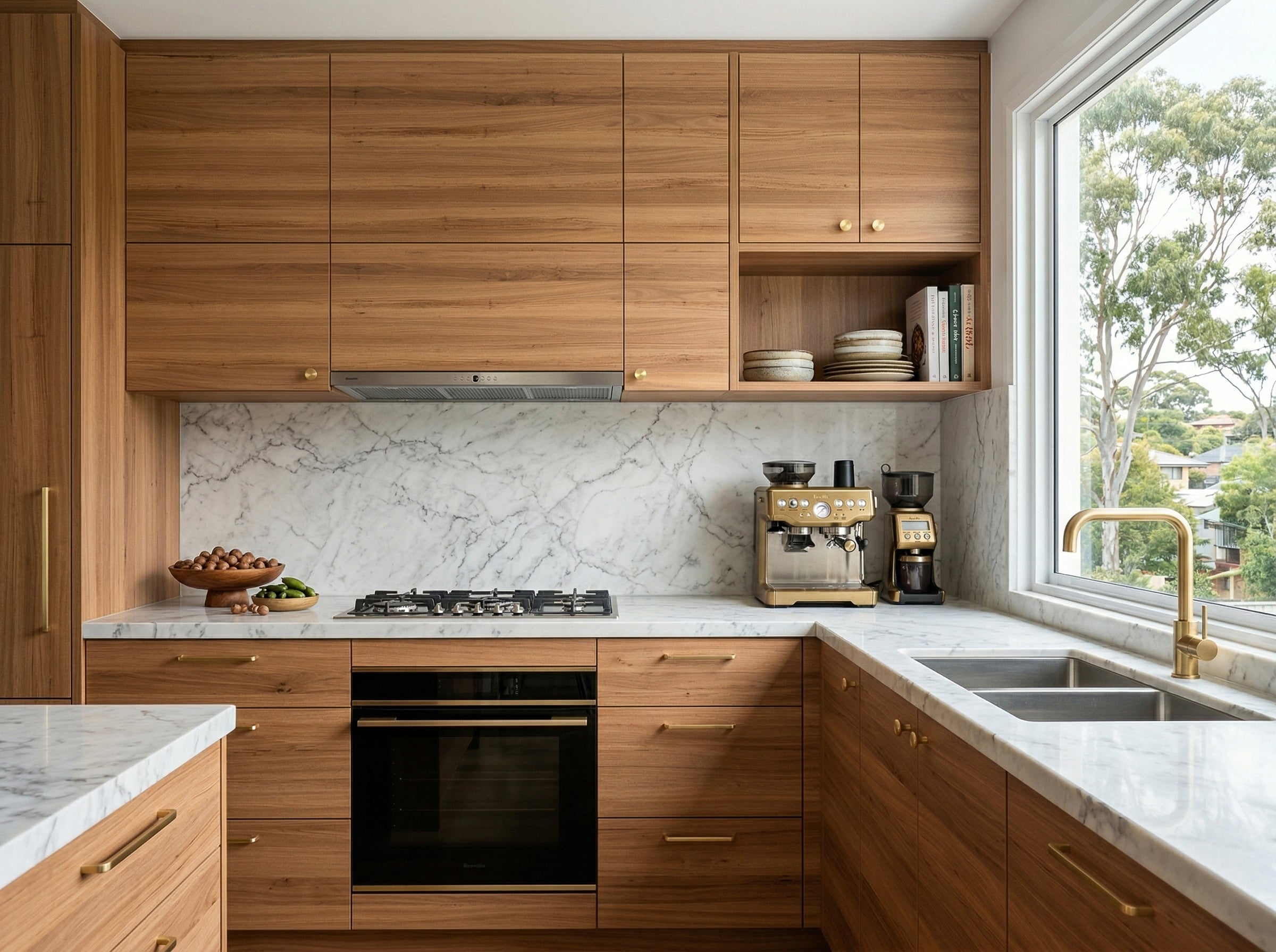 Prefinished Blackbutt FOSB Panel Veneer sample