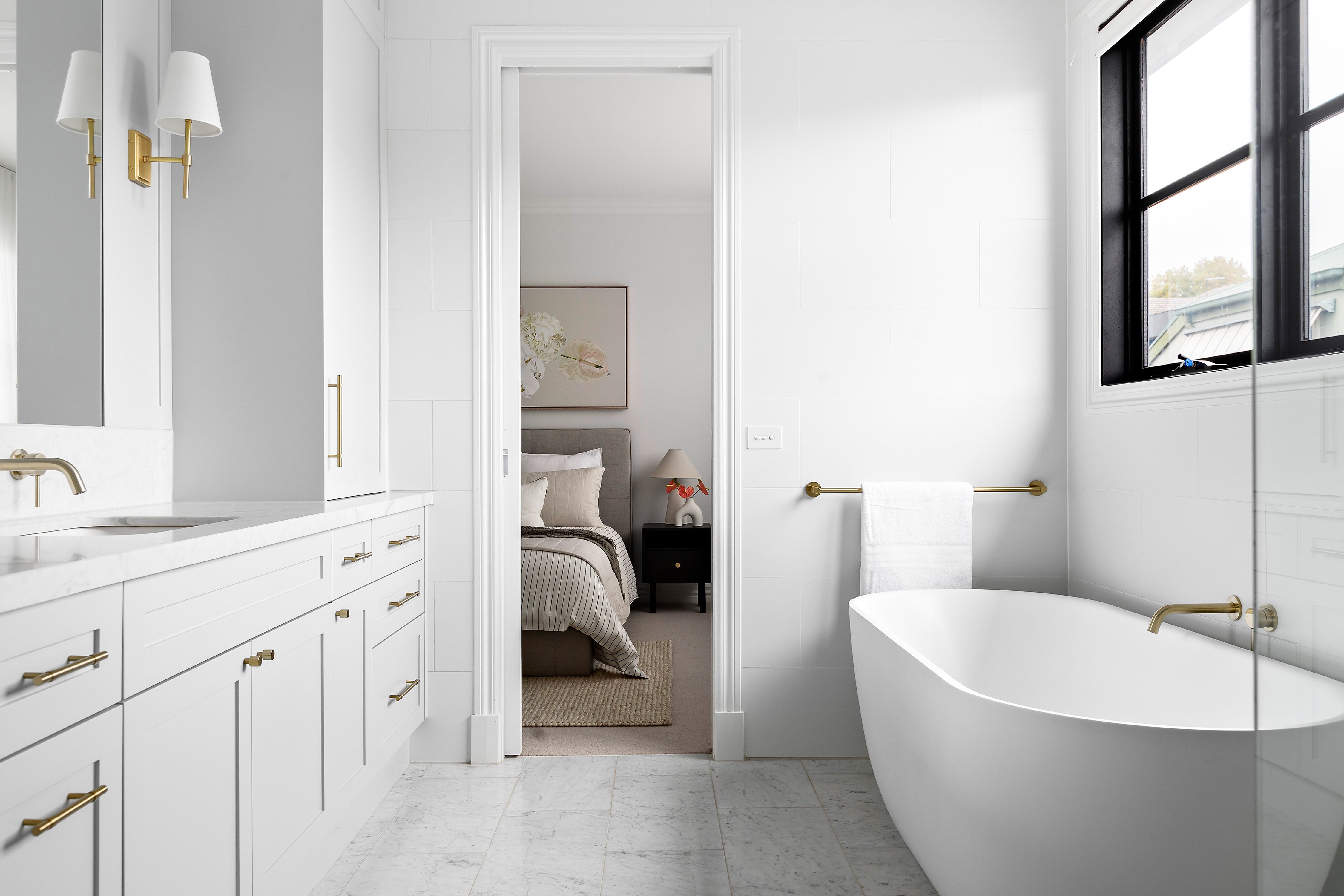 Bianco Carrara Honed Marble