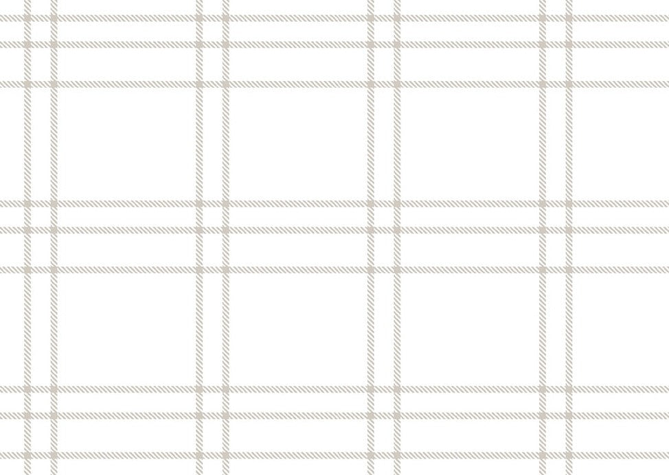 3 Line Tartan Linen Wallpaper sample