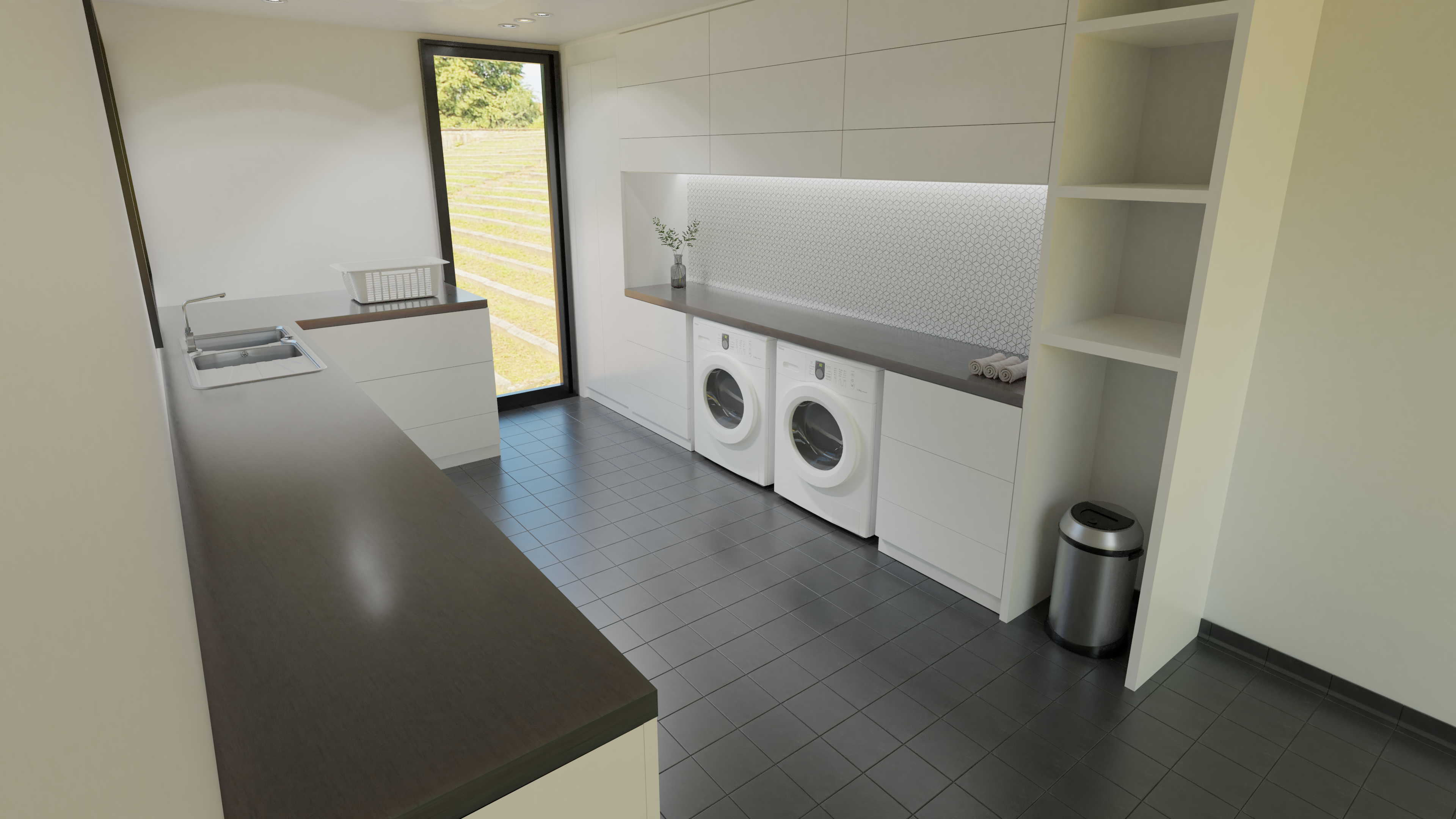 Waringa Black Cove 200x100
