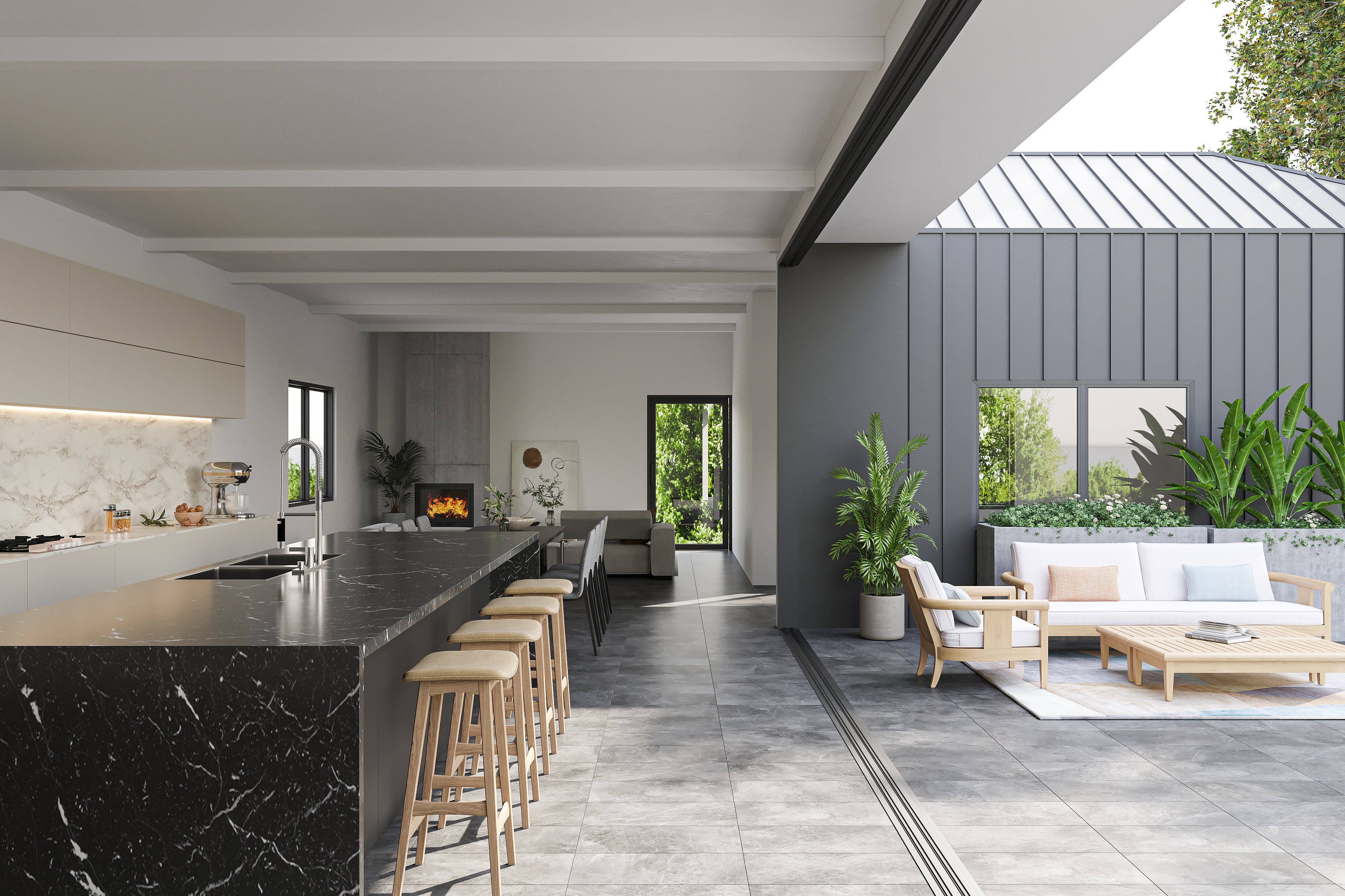 Caspian Charcoal External Paver 600x600x20