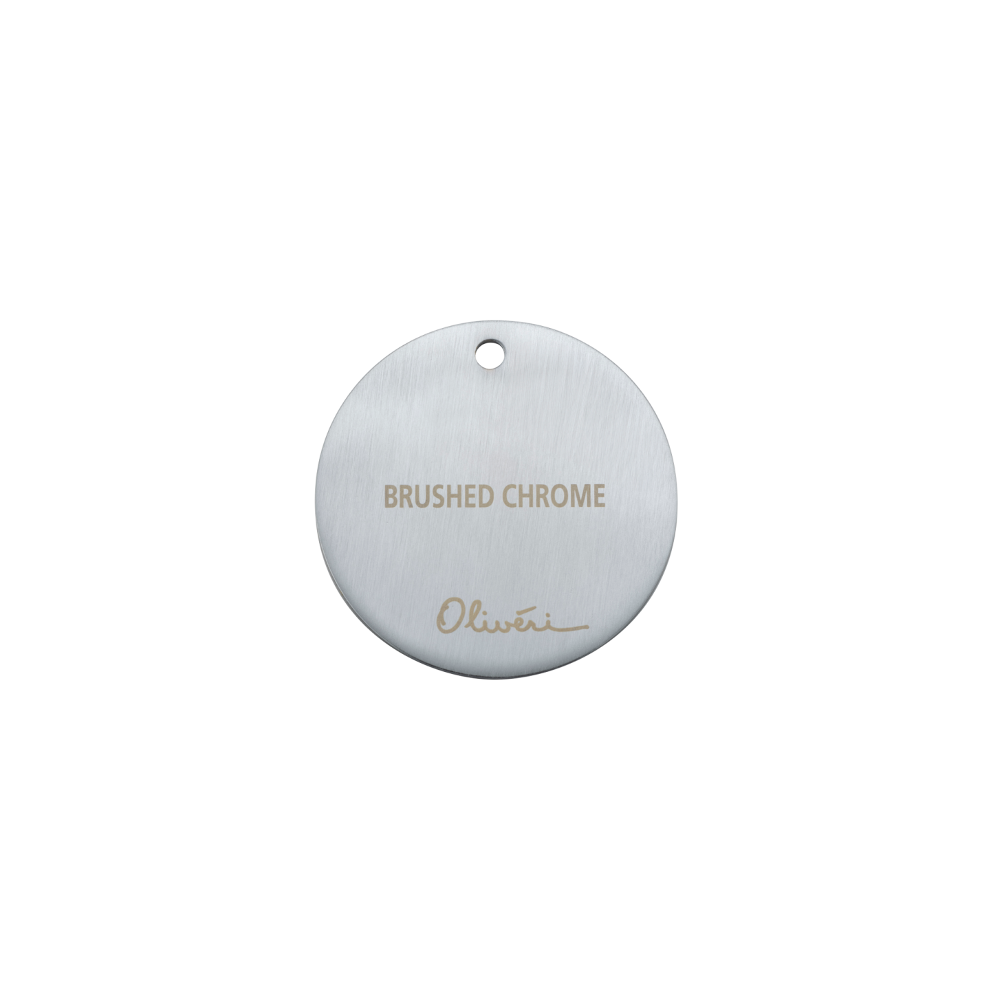 Brushed Chrome (on Brass) Tapware sample