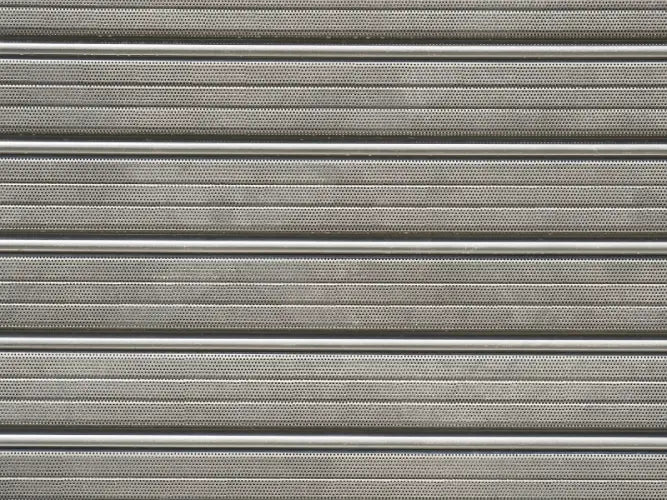 Aluminium decking sample