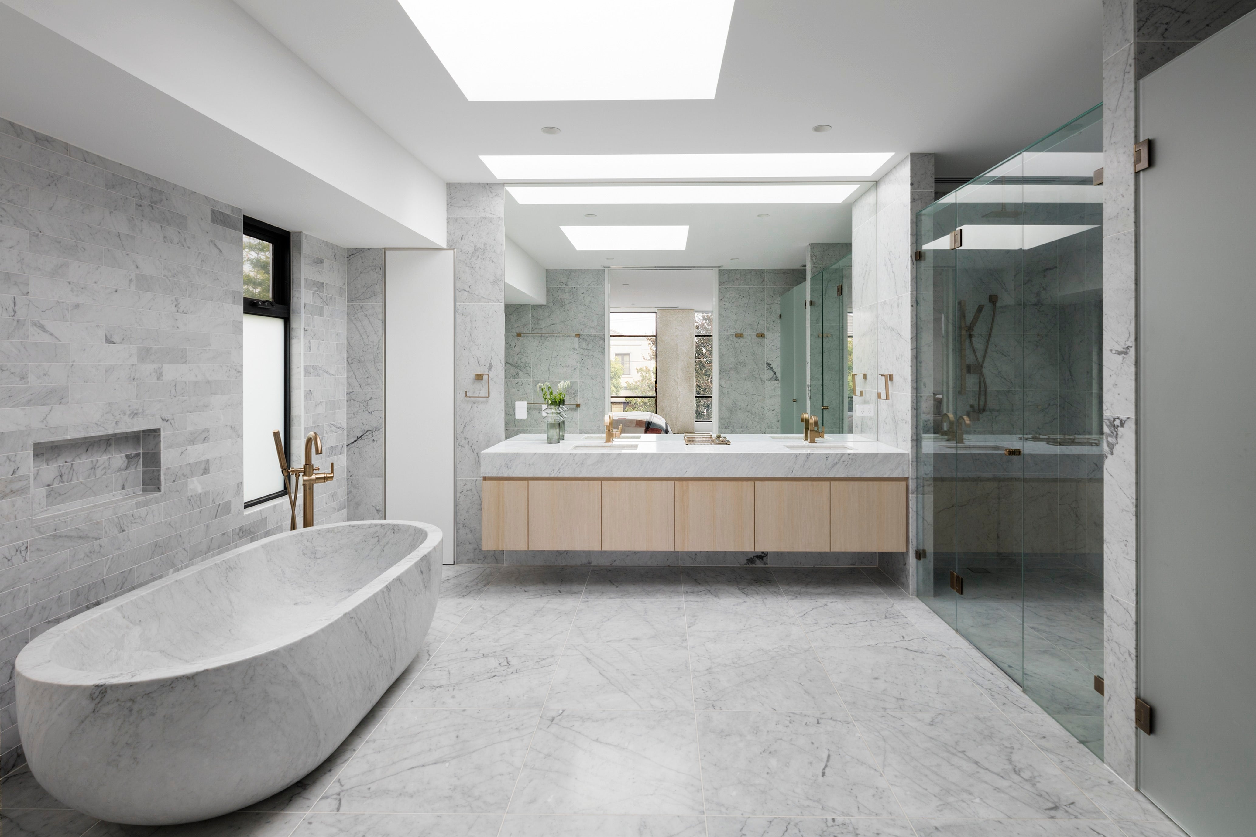 Bianco Carrara Honed Marble