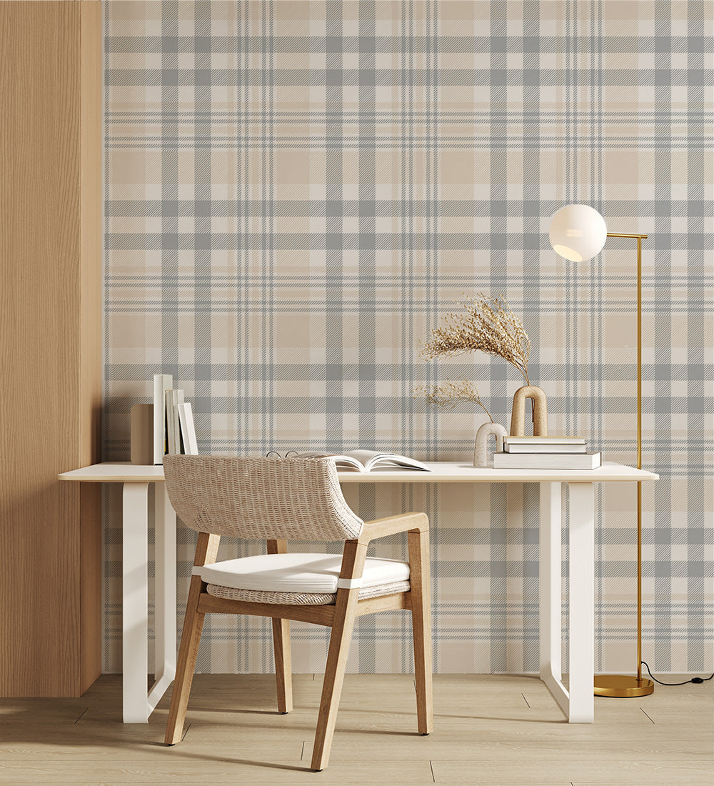 Tartan Blue Yellow