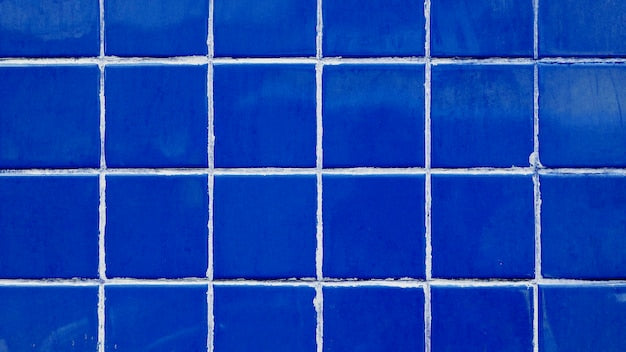 Blue tile sample