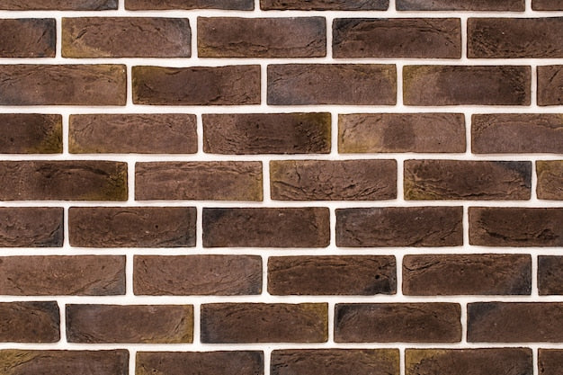 Brown brick veneer samples