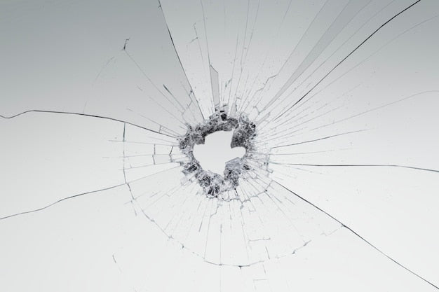 Bulletproof glass sample