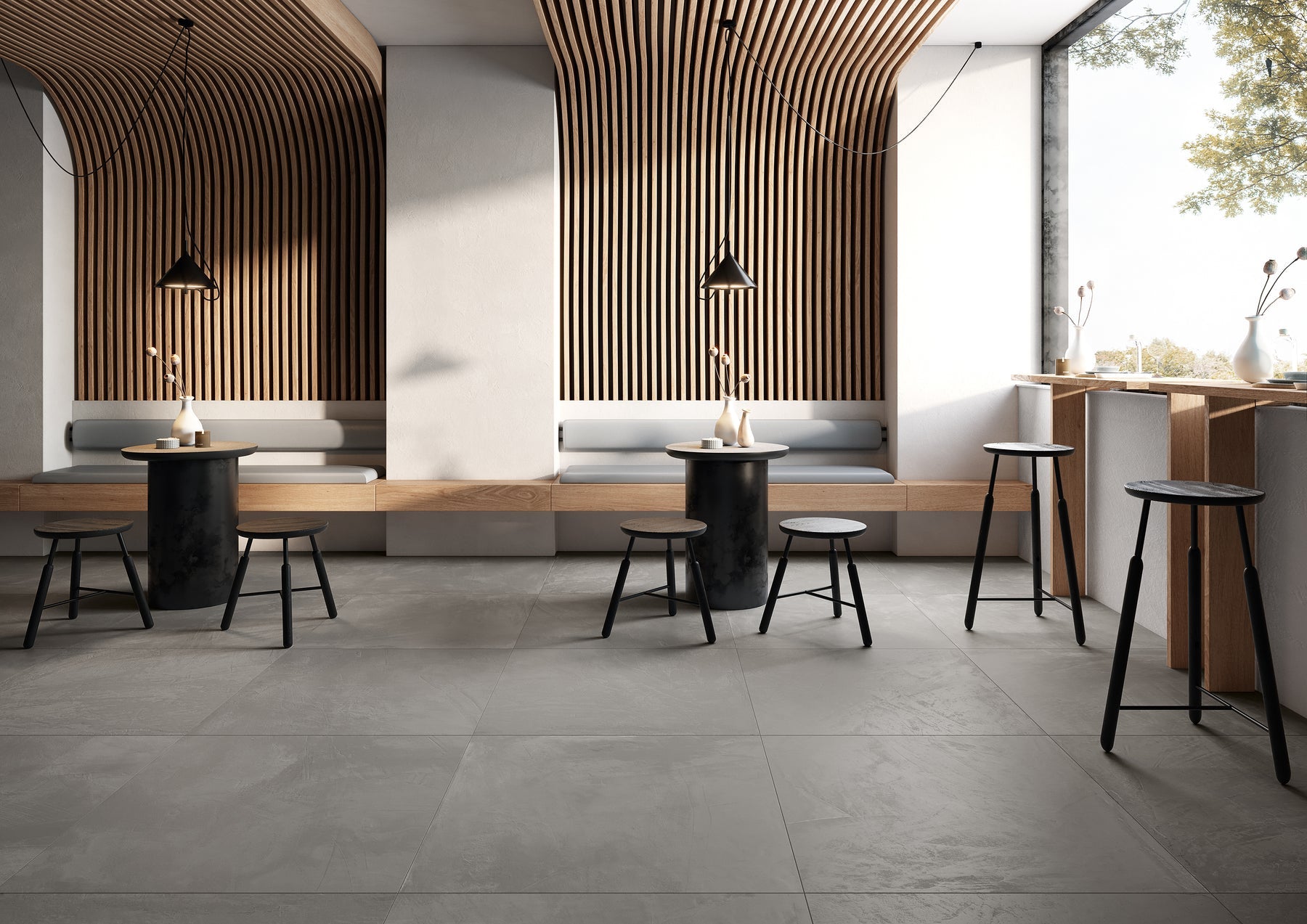 Scorze Calce Glazed Porcelain