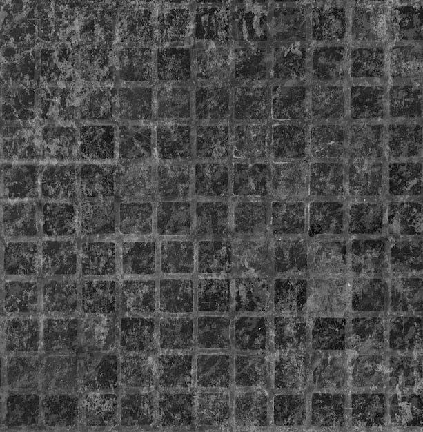 Charcoal tile sample
