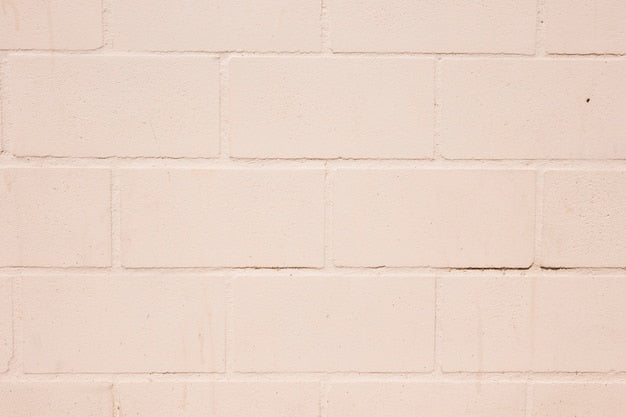 Cream brick veneer sample