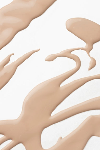 Cream paint sample