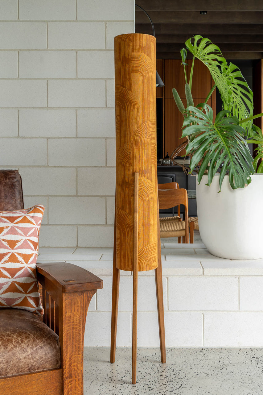 Brushstroke in Turmeric on Honey