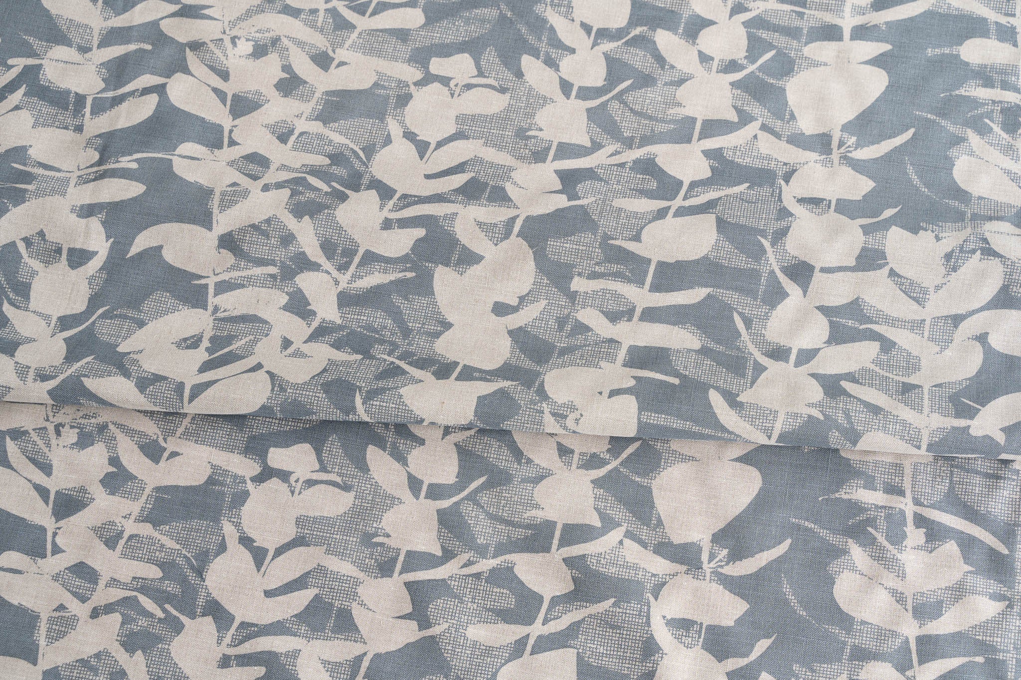 Eucalyptus in Mist on Lightweight Oatmeal