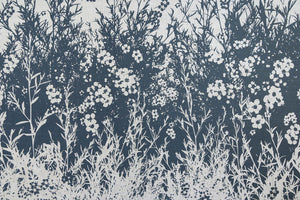 Tea Tree in Bluestone on Oatmeal Midweight