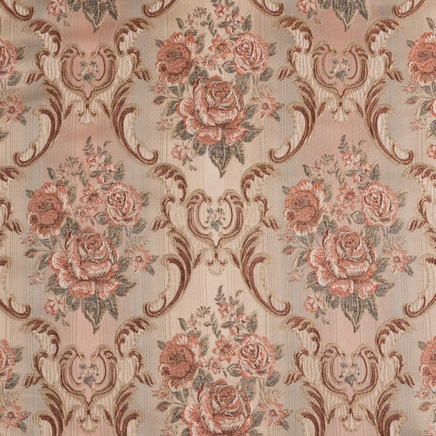 Damask wallpaper sample
