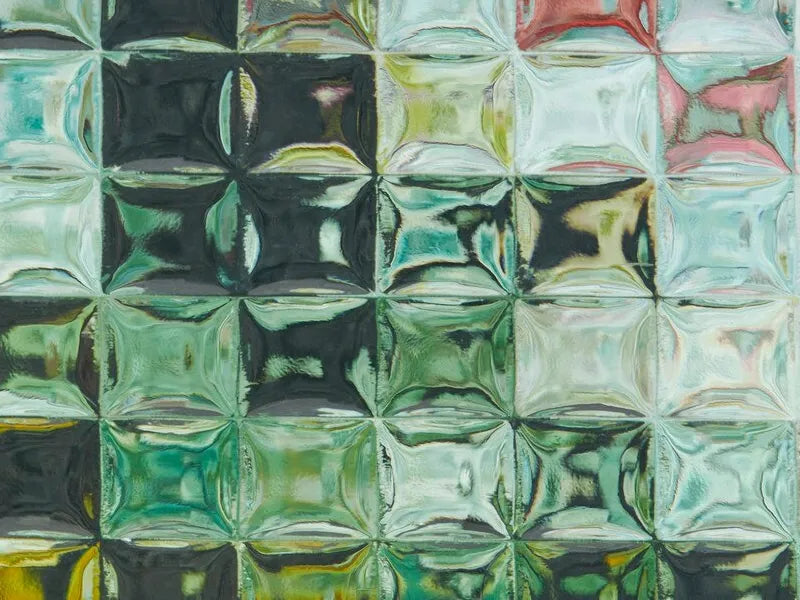 Decorative glass sample