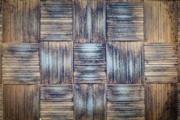 Distressed bamboo flooring sample