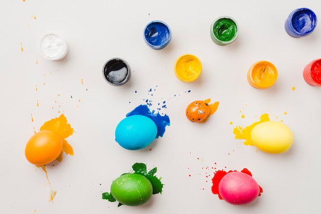 Eggshell paint sample