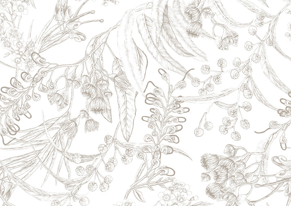 Eucalyptus Style B Wallpaper sample