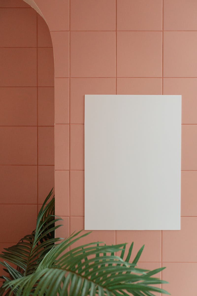 Fibreboard tile sample