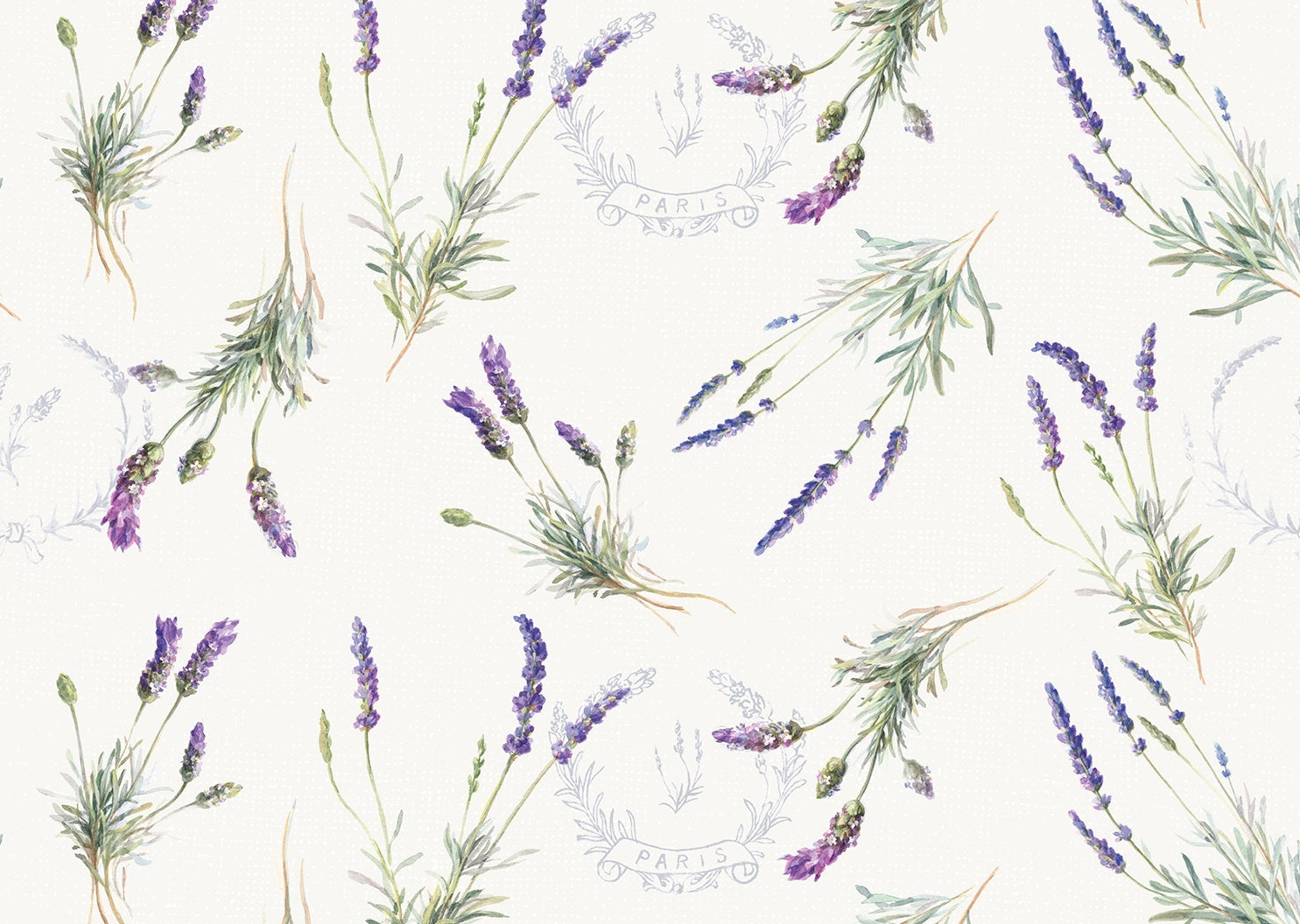 Floursack Lavender Pattern