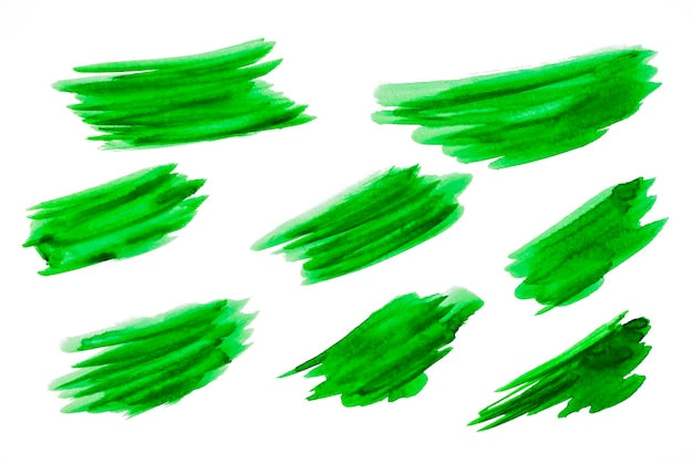 Green paint sample