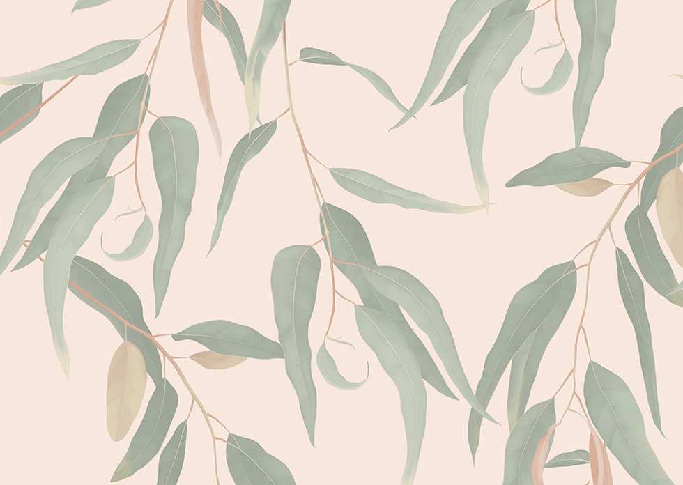 Gum Leaf Wallpaper sample